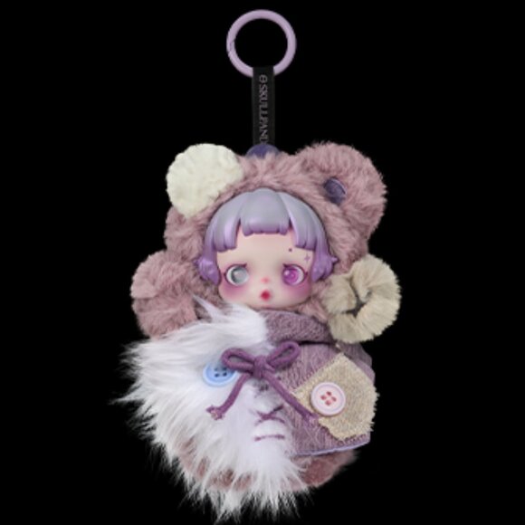 POP MART Accessories - SKULLPANDA You Found Me! Series Plush Doll Pendant Ratty Bear